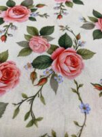 Tecido de Algodão Estampado - Rosas - Image 2