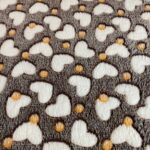 Manta Coralina Estampada Coração