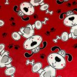 Manta Coralina Estampada Cachorros