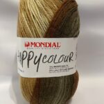 Lã Happy Colour Multicor Tons Castanho