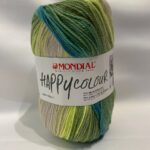 Lã Happy Colour Multicor Tons Verde