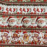 100% Algodão Barra Natalina