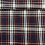 Xadrez Tartan Azul Escuro com Preto