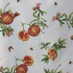 Anti-Nódoas Estampado Romãs