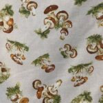 Anti-Nódoas Estampado Cogumelos