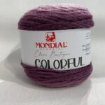 Lã Mondial Colorful Lilás