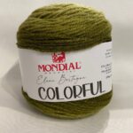 Lã Mondial Colorful Verde