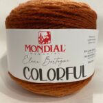 Lã Mondial Colorful Laranja