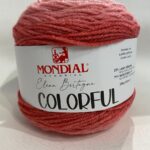 Lã Mondial Colorful Rosa