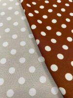 Crepe Estampado Terracota com Bolinhas - Image 2