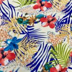 Crepe Estampado Folhas