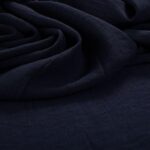 Crepe Liso Azul Escuro