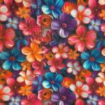 Plastificado Estampado Flores Digital