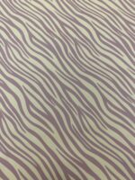 Tela Impermeável Estampa de Zebra castanha e Beje