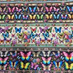 Tecido Eva Eva - Barrado Borboletas